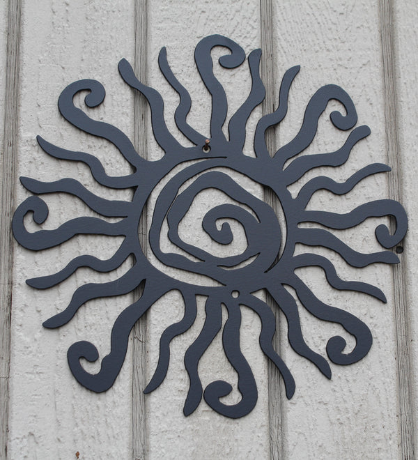 Wacky Sun Metal Wall Art