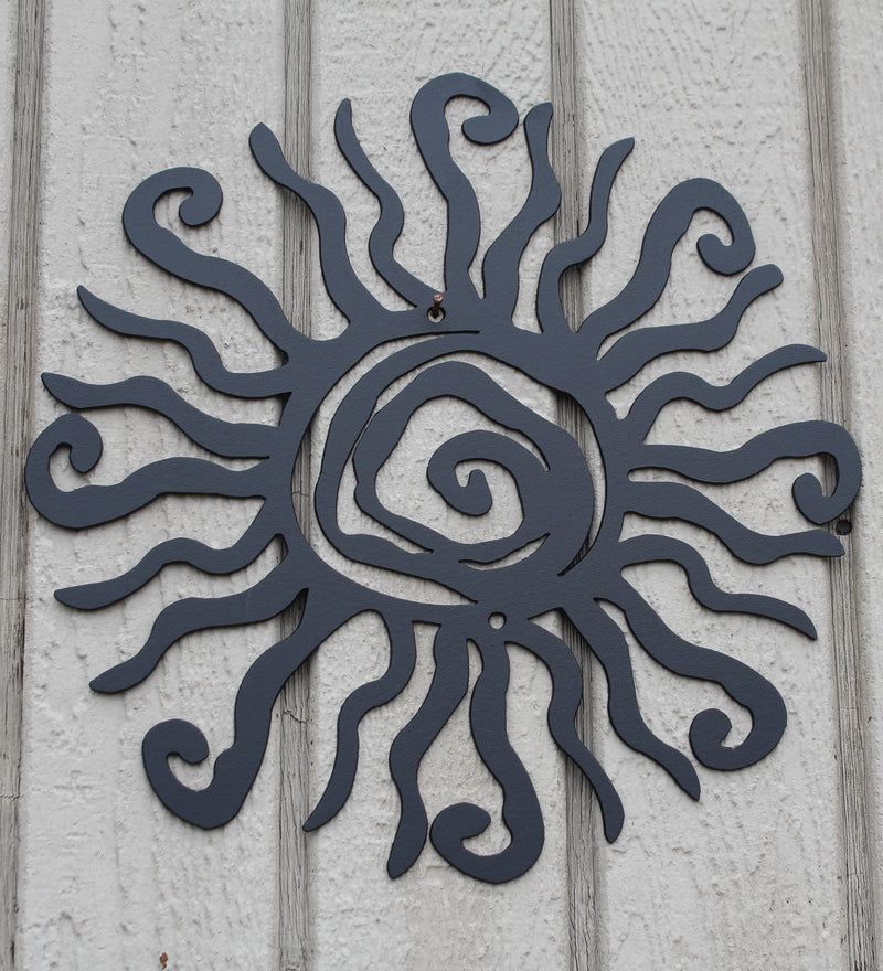 Wacky Sun Metal Wall Art