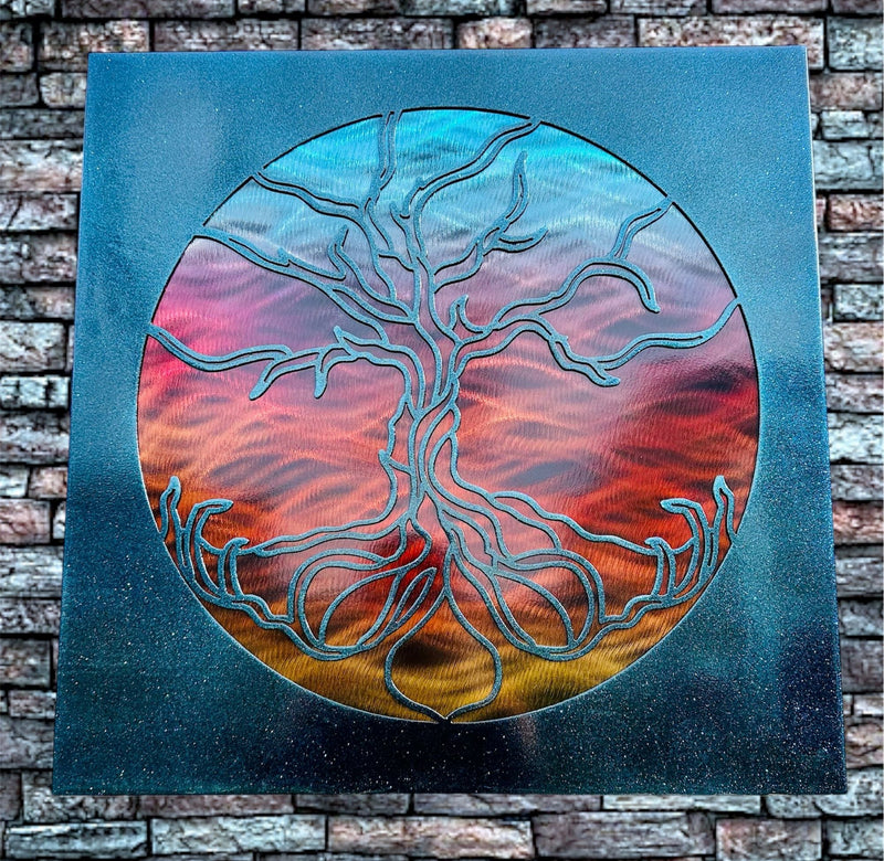 Tree of Life Layered Wall Art Multi Color Art Show Exclusive