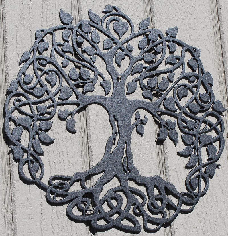 Tree of Life 3 Metal Wall Art Heat Treated