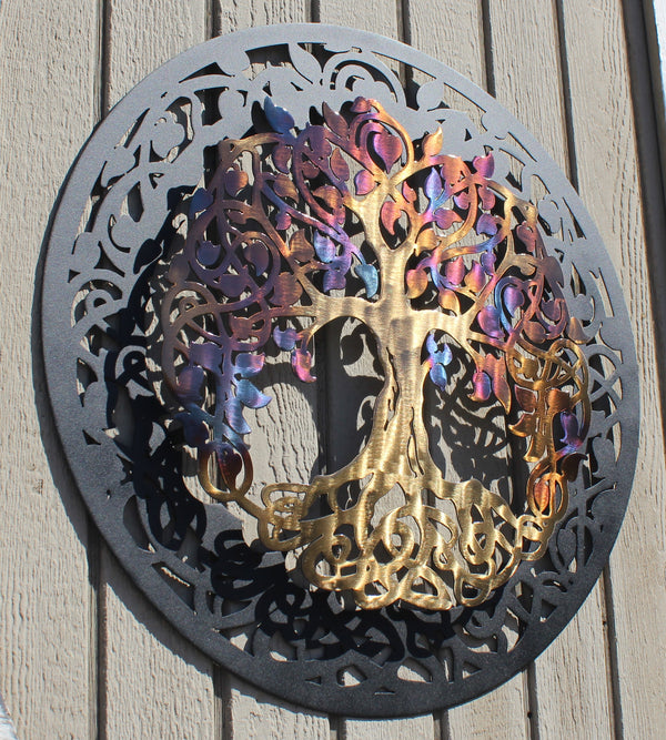 Tree of Life 3 Layered Wall Art Multi Color Art Show Exclusive