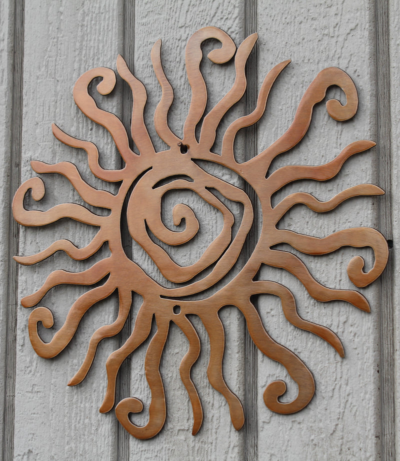 Wacky Sun Metal Wall Art