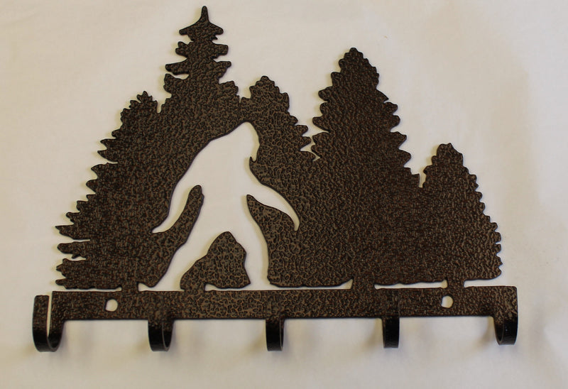 Bigfoot Key Holder Metal Wall Art Home Decor