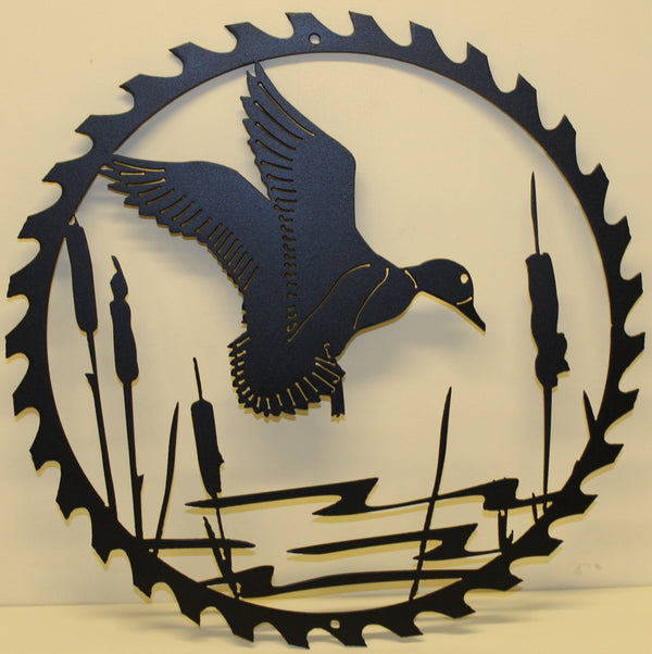 Duck Sawblade Metal Wall Art