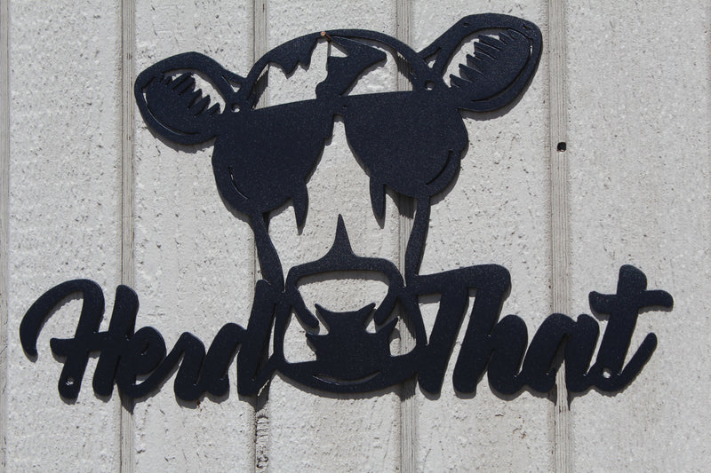 Herd That Metal Wall Art