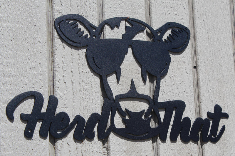 Herd That Metal Wall Art