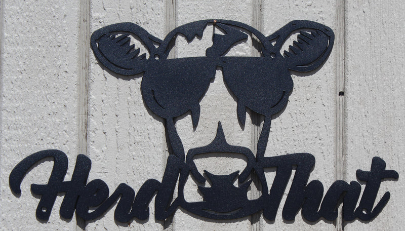 Herd That Metal Wall Art