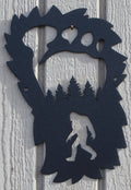 Bigfoot in Foot Metal Wall Art