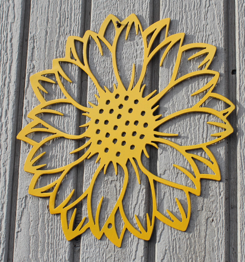 Sunflower Metal Wall Art